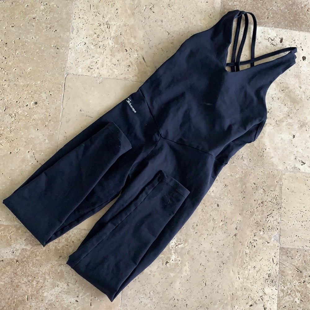 Brazilian black body suit black less with full breast support